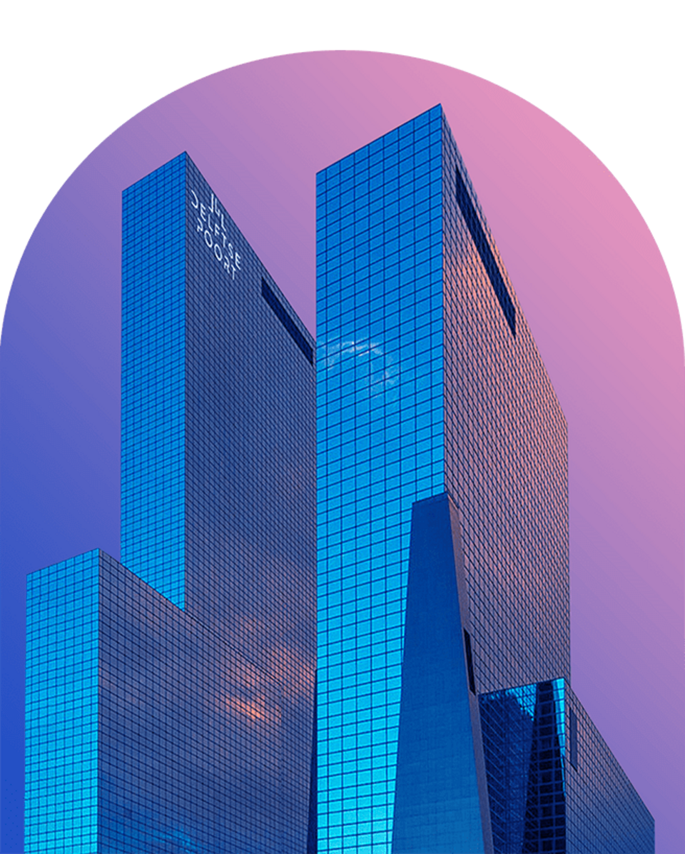 Kantoorgebouw Delftse Poort, waar het kantoor van Rinkel Rotterdam zich bevindt.