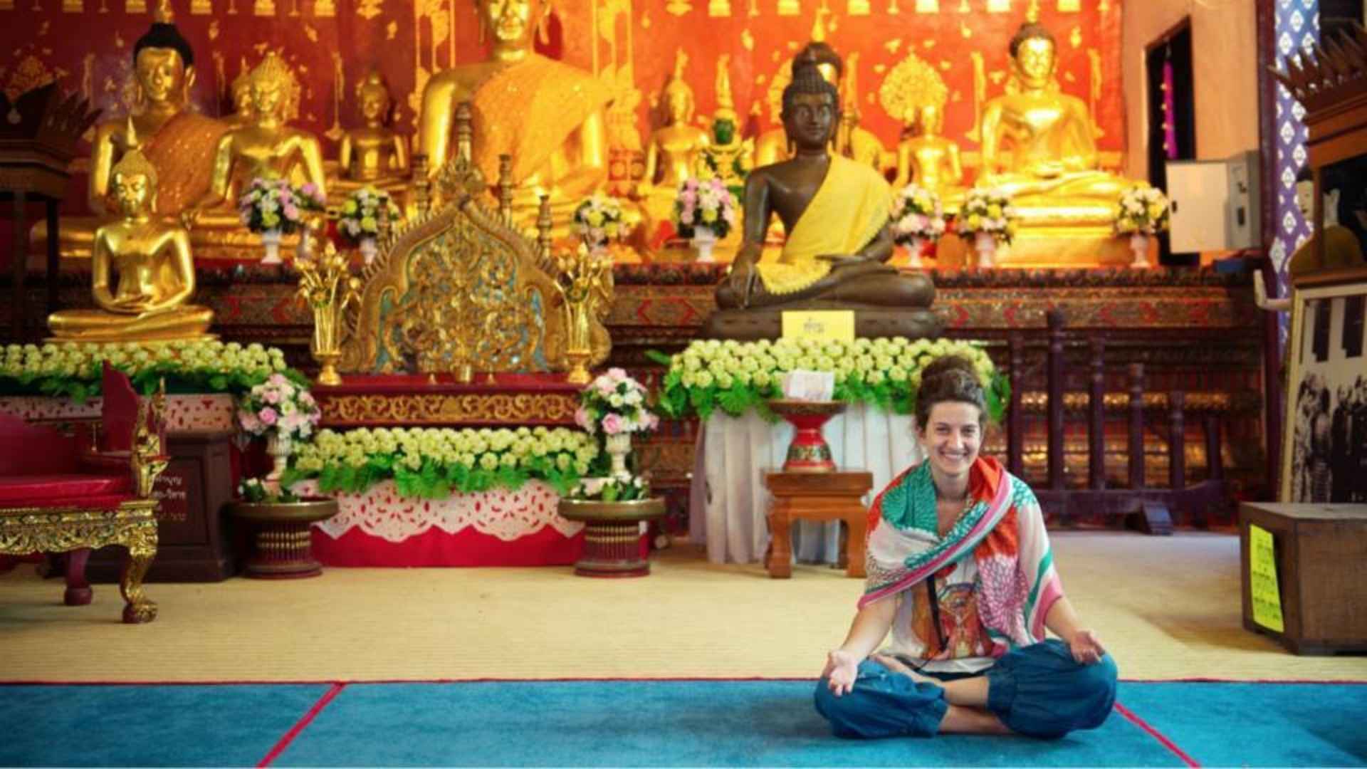 Collega Silvina in Thailand