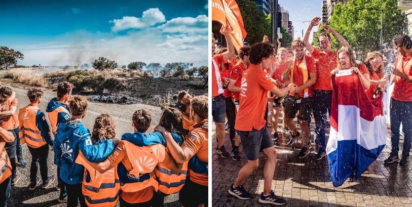 Vattenfall Solar Team in verdriet en met vreugde